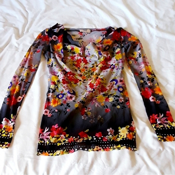 Jean Paul Gaultier Tops - Fuzzi Flower Top